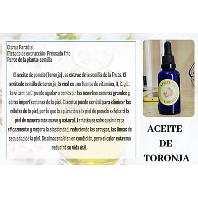 Aceite esencial de toronja Aceite esencial de toronja