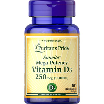 Vitamina D3 250 mcg (10.000 UI)