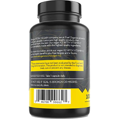 Vitamina K2 (MK7) con vitamina C añadida Vitamina K2 (MK7) con vitamina C añadida
