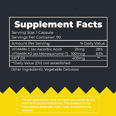 Vitamina K2 (MK7) con vitamina C añadida